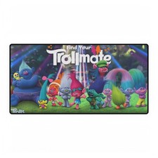 DreamWorks Trolls Find Your Trollmate Movie Logo Mouse Pad Desk Mats picture