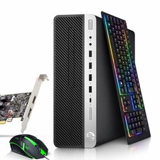 HP ProDesk G4 SFF Gaming PC i5-8500 16GB RAM 256GB SSD AMD Radeon RX550 Win 11 picture