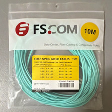 FS.COM OM3 Multimode Duplex Fiber Patch Cable LC/UPC-LC/UPC 10m Aqua 41736 A4 picture