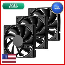 DARKROCK 3-Pack 120mm Black Computer Case Fan picture