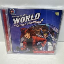 Where in the World Is Carmen San Diego? PC Game Rare New Sealed Learning Company picture