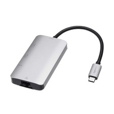 Amazon Basics 4-in-1 USB-C Adapter with HDMI, Ethernet Port, USB 3.0 and 100W PD picture