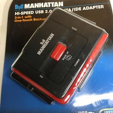 Manhattan High Speed USB 2.0 to SATA 3 in 1 One Touch Backup Hard Drive Adapte picture