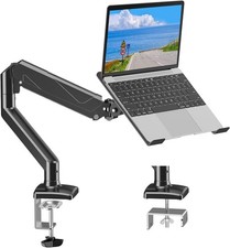 Laptop Stand for Desk, Adjustable Aluminum Laptops Arm Mount for 14-17 Inch N... picture