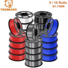 TECBEARS 5/10/20KG PETG PLA Matte PLA+SILK High Speed 3D Printer Filament LOT picture