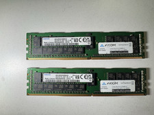 Samsung 32gb PC4-2933Y 2Rx4 DDR4 ECC RDIMM Server Memory M393A4K40CB2-CVF PAIR picture