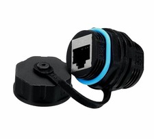 CAT6 Shielded Waterproof RJ45 Panel Mount Coupler Bulkhead Ethernet Connector picture