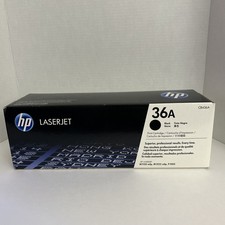 New GENUINE HP LaserJet 36A Black Toner Cartridge CB436A picture