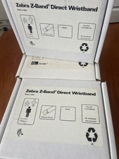 Zebra 10006995-6K  Z-Band Direct Wristband, Lot Of 3 picture