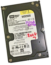 WD Caviar SE 250GB 3.5in SATA II Internal Hard Drive 2005 For Parts Only HDD picture