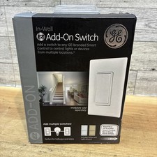 GE Z-Wave In-Wall Add-On Smart Switch ZW2004 Sealed New Free Fast Shipping  picture