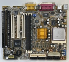 Gigabyte GA-5SMM Super Socket 7 Motherboard AMD K6-2 500MHz RAM Vintage picture