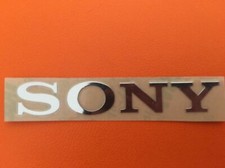 1 pcs Sticker for Sony Silver Logo TV PlayStation Game Laptop Desktop 30mm x 5mm picture
