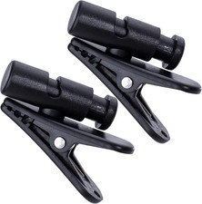 2 Pack Headphone Clips for Earphone Wire, Black (for 0.5-3 mm) picture
