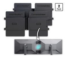 Screenbuddy - Set of 2, Magnetic Connection for All Screens/Monitors picture