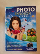 Photo Explosion Deluxe V2 Windows XP Digital Photo Editing PC Software NEW picture