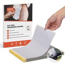 100PCS Tattoo Transfer Paper Stencil Carbon Thermal Tracing Hectograph Sheets picture