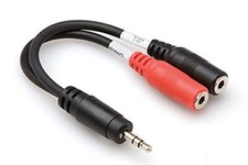Hosa YMM-261 3.5 mm TRS to Dual 3.5 mm TSF Stereo Breakout Cable NEW from Japan picture