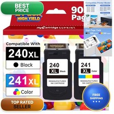 PG-240 XL/CL-241 Ink Cartridges for Canon 240XL 241XL Combo Pack picture