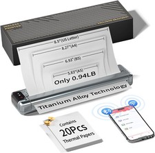 Phomemo Portable Printer Wireless for Travel, Q302 Inkless Thermal WiFi 2914 805 picture