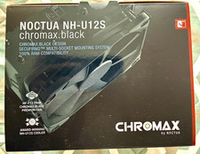 Noctua NH-U12S chromax.black 120mm 4-Pin PWM CPU Cooler 1500RPM SSO2 picture