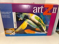 Vintage Wacom ArtZ II 6x8 tablet UD-0608-R in box with accessories picture