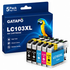 5 Pk LC103XL  Ink Cartridges Compatible Ink Cartridge for  DCP-J152W MFC-J245 picture