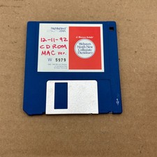 Vintage Merriam Webster 9th Collegiate Dictionary Software Disk MAC Version picture