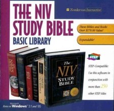 The NIV Study Bible: Basic Library w/ Manual PC CD religious research reference picture