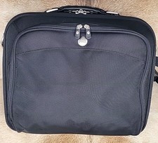 ​Dell Black Ballistic Nylon Laptop Briefcase Messenger Bag Business Travel Case picture