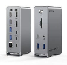 GIISSMO MacBook Pro Docking Station 14-in-2 Dual USB C 5E01  picture