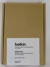 Brand New Sealed Belkin B2B137-Blk HDMI to VGA Adapter Kit w/ 3.5mm Audio picture
