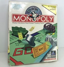 (SEALED)  Monopoly PC 1998 Parker Brothers Real Estate Trading Game , Hasbro picture