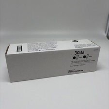 HP 304A (CC530A) Genuine Black Toner Cartridge For HP Color LaserJet Free S&H picture