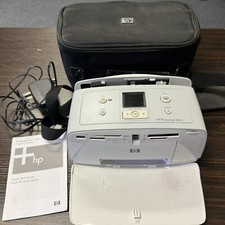 HP Photosmart A510 Q7024a Vivera Color Photo Printer w/ Case Power Supply Manual picture