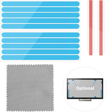 12pcs Privacy Adhesive Screen Tape Strips and 2pcs Plastic Mount Tabs for Laptop picture