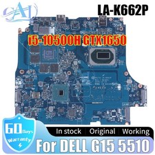 LA-K662P For DELL G15 5510 Laptop Motherboard 0WCM79 WCM79 I5-10500H GTX1650 GPU picture