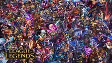 League of Legends - Collage of Champions, 80x40cm Desk Mat, Mouse Pad, Deskmat picture