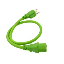 Green 2 FT COLOR CODE AC REPLACEMENT POWER CABLE CORD FOR SAMSUNG LG LCD TV HDTV picture