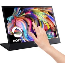 ACER AOpen Fire Legend Touchscreen Portable Monitor 15.6 IPS FHD USB-C Mini HDMI picture