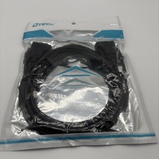 Dtech DT-9005A RS232 Serial COM DB9 Straight Through Cable Male-to-Male 5ft picture