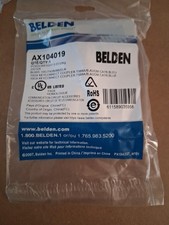 Belden AX104019 Cat 6A 10GX RJ45 (5) Pcs KeyConnect Style Blue Coupler Save $Now picture