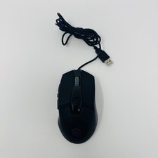 CyberPowerPC Elite M1-131 Gaming Optical Mouse Wired USB Black 7 Buttons picture