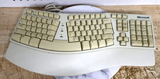 Vintage  Microsoft Natural Elite Keyboard PS/2 Ergonomic X06-19331 KU-0045 USA picture