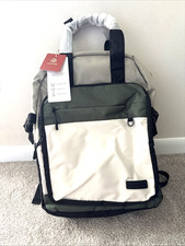 Lovevook Laptop Backpack NWT Khaki Sage Green Cream Colorblock School Travel picture