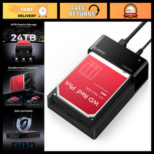 External USB 3.0 SATA Hard Drive Docking Station for 2.5/3.5in HDD/SSD, UASP, 24 picture