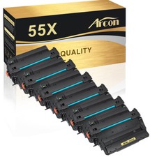 6x Black CE255X 55X Toner Cartridge for HP Laserjet Pro MFP m521dn m521dw P3015x picture