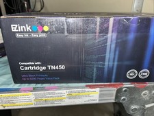 EZink Compatible with TN450 Ink and Toner Cartridge Ultra Black *NEW* 5200 pages picture