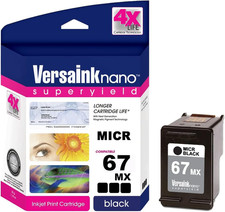 -Nano 67 MX Black MICR Ink Cartridge for Check Printing, MICR Black picture