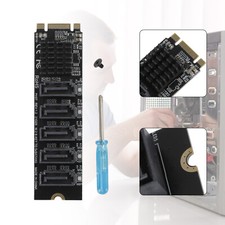 M.2 To SATA 3.0 Adapter Card JMB585 5 Port Hard Disk Drive Expansion Card picture